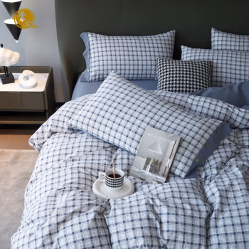 裳心 SXCP-09 全棉四件套 床单2.45m*2.5m 被套2m*2.3m 枕套（2个）0.48m*0.74m 床上套件 (计价单位：套) 花色