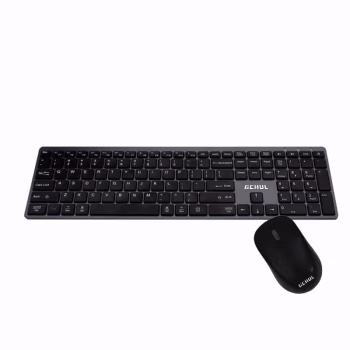 杰储(GCHUL) J200 鼠标加无线静音办公键盘 键鼠套装 键盘 (计价单位：个) 黑色