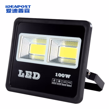 爱迪普森(IDEAPOST) TGD-ZL8520-100W  IP65  220V  6500K  户外射灯 广场灯高杆灯广告牌投射灯 led投光灯泛光灯 (计价单位：个) 黑色