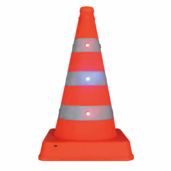 恒盛(HS) BF532F-B（70公分）0.4W IP65 续航时间：15h-18h 电压等级：3.7V 红蓝光/约900K LED 警示灯 (计价单位：盏) 橙色