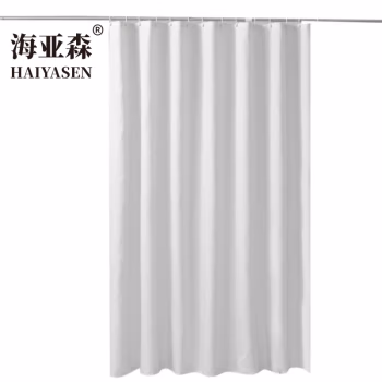 海亚森 TK-2078 宽1.2m高1.85m 浴帘 1.00 个/件 (计价单位：件) 白色