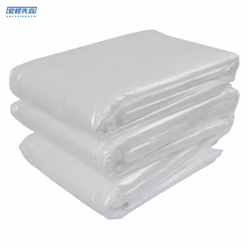 安居先森 100只/包 1包标准45cm*50cm 标准袋平口垃圾袋小号塑料袋 (计价单位：包) 白色