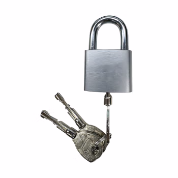 中犀 ZX-23 40mm 半圆钥匙 通开不锈钢 挂锁 1.00 个/把 (计价单位：把) 银色