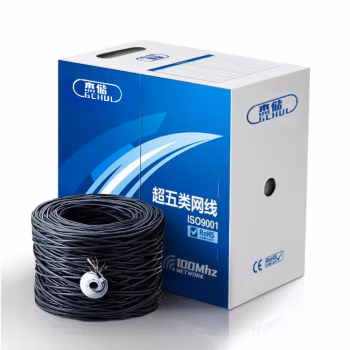 杰储(GCHUL) CWS305MA 超五类室外双护套 网线 305.00 米/箱 (计价单位：箱) 黑色
