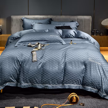 伊伊爱 TJ0ZYJ2201541 /220*240cm 莱赛尔80S四件套 (计价单位：套) 深蓝