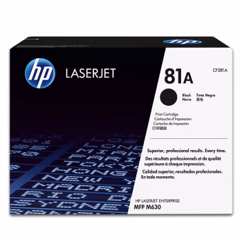 惠普(HP) CF281A 打印量10500页 适用HP M630系列M604 硒鼓 1.00 只/支 (计价单位：支) 黑色