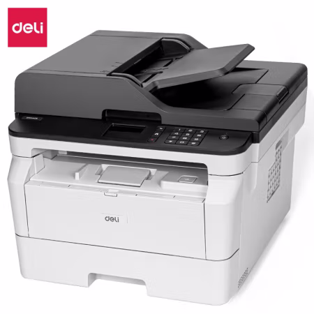 得力(deli) DM34ADN A4  黑白 多功能一体机 (计价单位：台) 白色