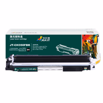 杰思特 JT-CH350FBK铂金版 带芯片鼓粉分离式 打印量1300 硒鼓 1.00 只/支 (计价单位：支) 黑色
