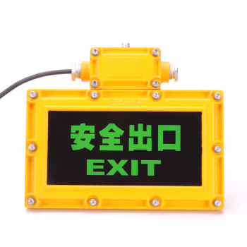 恒盛(HS) BF348 1W IP65 Exd IIBT6 Gb 应急照明：8h AC220V 白光/约5700K LED 防爆标志灯 (计价单位：盏) 黄色