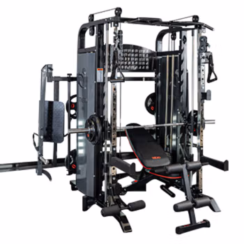 力动 TG88龙门架套装(哑铃凳TD30+100kg杠铃) 力量训练器 (计价单位：台) 黑色