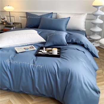 伊伊爱 TJ0WL02201703 /220*240cm 长绒棉绮系列四件套 (计价单位：套) 绮-宾利蓝