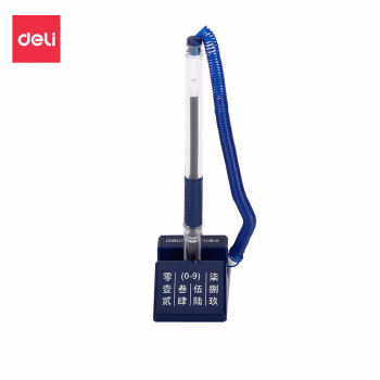 得力(deli) 6790中性台笔1支/袋 中性笔 (计价单位：支) 黑色