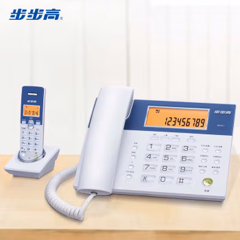 步步高(BBK) W101 一拖一 无绳子母机 电话机 (计价单位：台) 白色