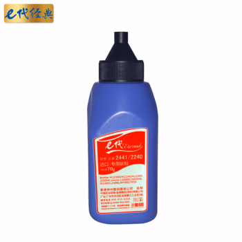 e代经典 e-2240 瓶装 70g/瓶 适用兄弟1035 2015 碳粉 1.00 瓶/支 (计价单位：支) 黑色