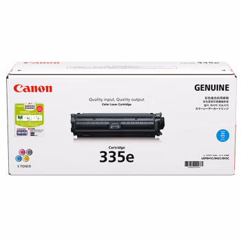 佳能(Canon) CRG-335eC 打印量约7400页 适用于LBP841Cdn 硒鼓 1.00 只/支 (计价单位：支) 青色