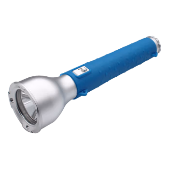 简鼎 JD6118 10W DC7.4V 5000mAh 强光:≥5h 工作光:≥10h IP68 色温5700K 大功率强光手电筒 (计价单位：个) 银色