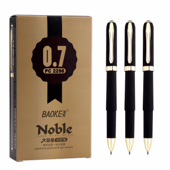宝克(BAOKE) PC2298 0.7mm 中性笔 (计价单位：支) 黑色