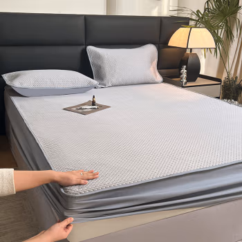 三极户外(Tri-Polar) TP2788 凉席三件套 床笠款 2*2.2m 枕套 48*74cm *2个气质灰 凉席 (计价单位：件) 气质灰