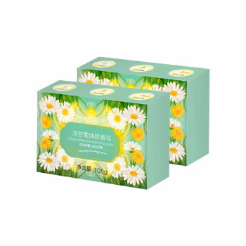 洁宜佳 108g*2 洋甘菊润肤 香皂 2.00 块/套 (计价单位：套) 绿色