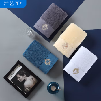 洁艺匠 34*74cm 莱卡侬纯棉 毛巾 (计价单位：条) 多色