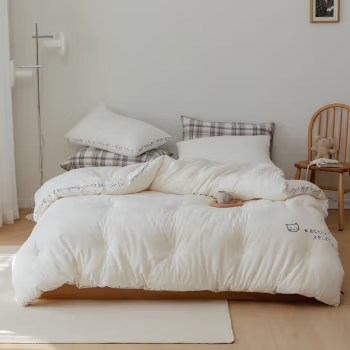 伊伊爱 BZ0BZF2100889 220*240cm猫生活 猫生活夏被 1.00 件/条 (计价单位：条) 白色