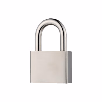 鲁中平高 LZPG-40 40mm锁体25mm梁 不锈钢 短梁 挂锁 (计价单位：个) 银色