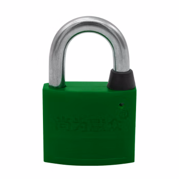 尚为慧众 SM3520-G/GW 产品材质：工程塑料+不锈钢 尺寸：35x20mm 锁体宽： 17mm 锁梁高：20mm 塑钢挂锁 (计价单位：个) 绿色