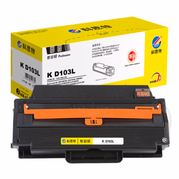 科思特 K D103L 专业版 打印量约2500页 适用三星 SCS-4729HD/ML-2956ND/ML-2951D 硒鼓 1.00 只/支 (计价单位：支) 黑色
