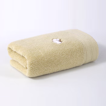 鲸轩 M615 34*74cm 山沐优品潮流水纹 毛巾 (计价单位：条) 绿色