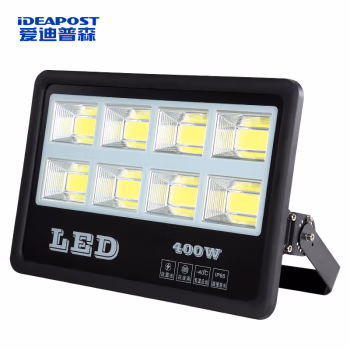 爱迪普森(IDEAPOST) TGD-ZL8520-400W  IP65  220V  6500K  户外射灯 广场灯高杆灯广告牌投射灯 led投光灯泛光灯 (计价单位：个) 黑色