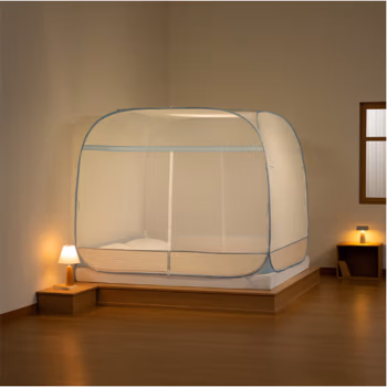 汉司家纺 1.5米 蚊帐 1.00 张/顶 (计价单位：顶) 白蓝色