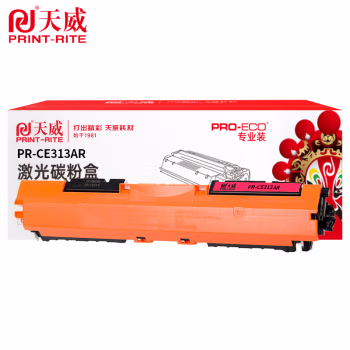天威(PrintRite) HP-CP1025（CE313A）带芯片适用于HP CP1025 粉盒 1.00 只/支 (计价单位：支) 红色