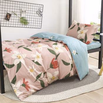 婵思 TJ0NH02100672 160*210cm 纯棉印花月影花明系列 三件套 (计价单位：套) 月影花明