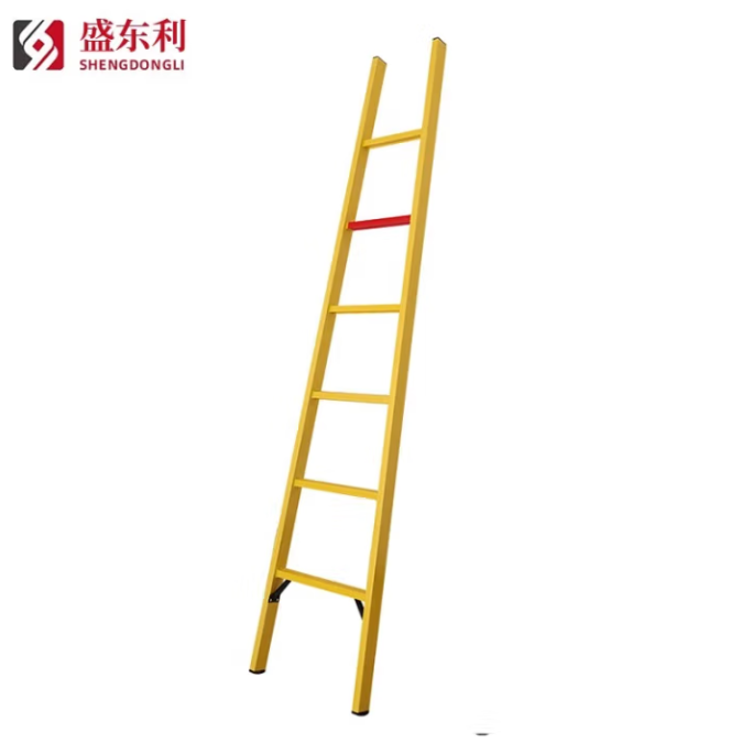 盛东利 绝缘伸缩梯玻璃钢绝缘梯子单梯伸缩梯升降梯关节梯电工梯子工程安全梯施工供电维修绝缘梯 绝缘梯单梯5米