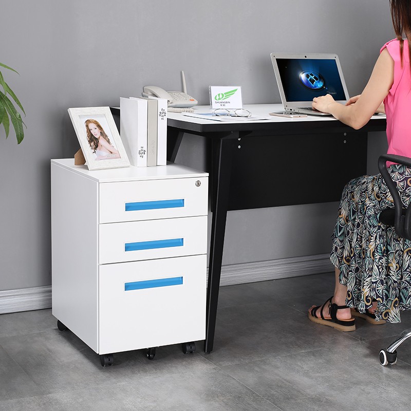 3抽活动柜（扣手多色可选）