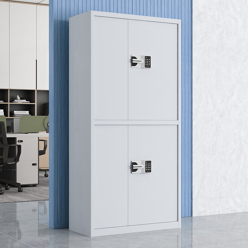 国保锁保密柜通双节 （多色可选） 蓝，咖，白，红木