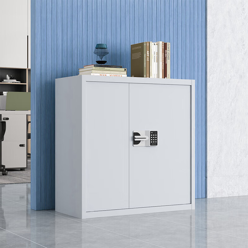 国保锁单节柜 （多色可选） 蓝，咖，白，红木