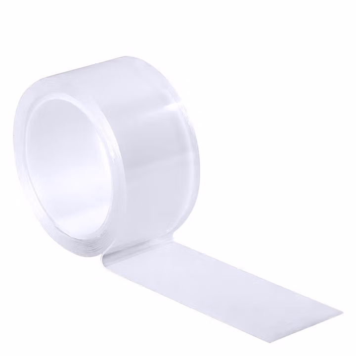 得力（deli）双面透明胶带 纳米无痕魔力胶带 33602 50mm*3m 卷               